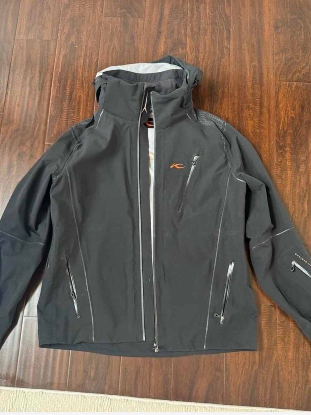 Mens KJUS hooded ski jacket